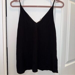 H&M Black V-Neck Spaghetti Strap Camisole